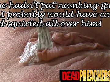 Painting my nipples and clit brown - used to bleach them